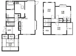兵庫県神崎郡福崎町八千種【一戸建】の間取り