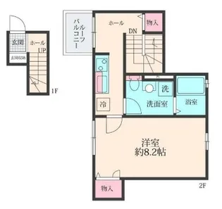チロル【2階】の間取り