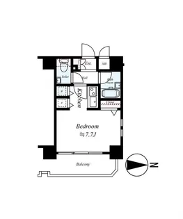 1Rの間取り画像
