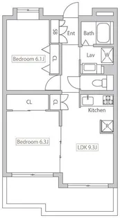 東京都日野市南平1【マンション】の間取り