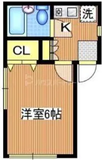 1Kの間取り画像