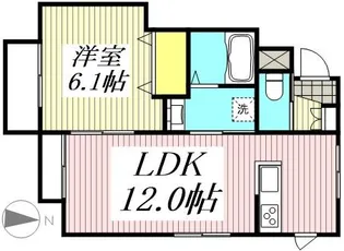 さくらレジデンスみなみ野【1階】の間取り