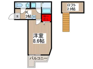 サンフェリス新所沢【3階】の間取り