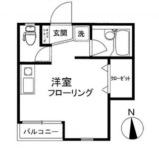 グレース駒沢【1階】の間取り