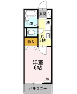 東京都町田市森野5【アパート】の間取り
