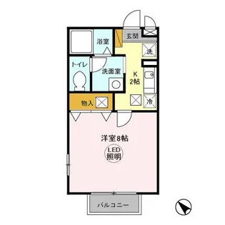 千葉県千葉市花見川区幕張本郷5【アパート】の間取り