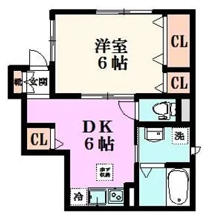 東京都墨田区押上3【アパート】の間取り