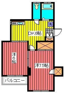 タナカハイツ【2階】の間取り