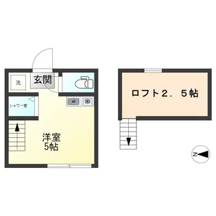ソレイユ荻窪3【1階】の間取り