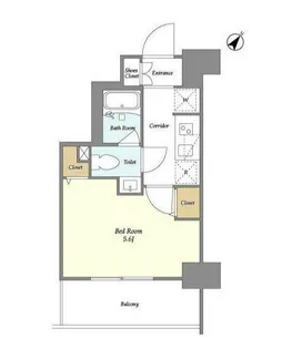 LA DOUCEUR四ツ木EAST【7階】の間取り