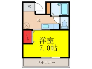 プリマヴェ-ラI【2階】の間取り