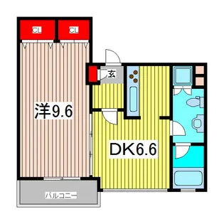 K’s COURT【3階】の間取り