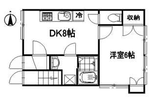 パークテラス洗足池B棟【1階】の間取り