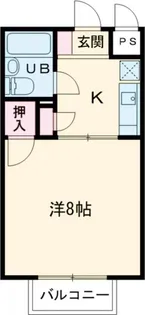 グリーンバレー鳥栖【2階】の間取り
