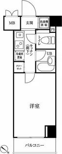 ルーブル三田【10階】の間取り