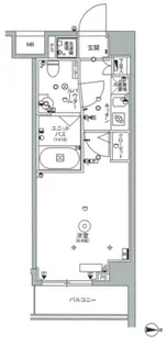 スカイコート中野沼袋【9階】の間取り