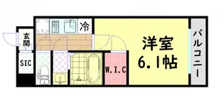 エステージ難波ウエスト【11階】の間取り