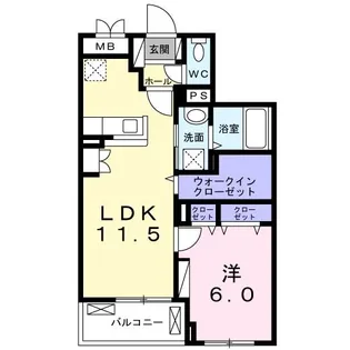 東京都町田市金井6【マンション】の間取り