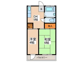 箭内マンション【3階】の間取り
