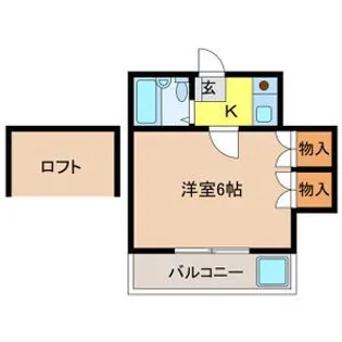 スタジオYK【1階】の間取り
