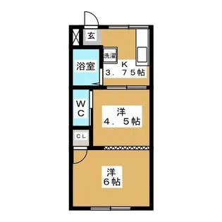 コーポホリトミ【1階】の間取り