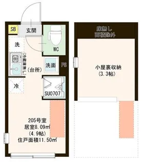 ヒマワリ【2階】の間取り