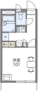 レオパレスMAI(15738)【1階】の間取り