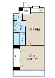 ロイヤル上大川前【3階】の間取り