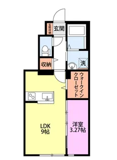 リビンド田塚II【1階】の間取り