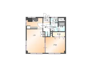 西開発ビル【3階】の間取り