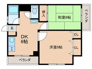メゾン大京【4階】の間取り