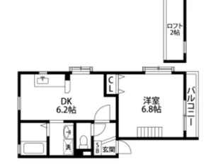 PODIUM UN(ポディウムア)【2階】の間取り