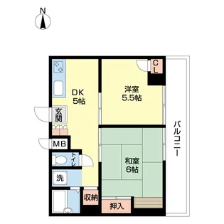 コーポニュー大塚【5階】の間取り
