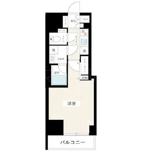 ブレシア日本橋蛎殻町【6階】の間取り