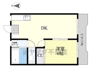 高砂ハイツ【2階】の間取り