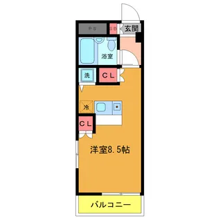 フェリーチェ行徳【1階】の間取り