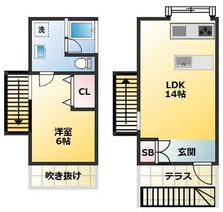 M SQUARE【1階】の間取り