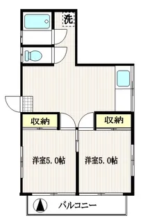メゾンドサチ【2階】の間取り