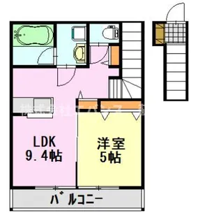 レスタシア星久喜【2階】の間取り