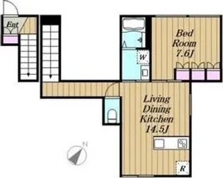 フェリージュ表参道【2階】の間取り