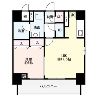 Flair丸の内(フレア丸の内)【9階】の間取り