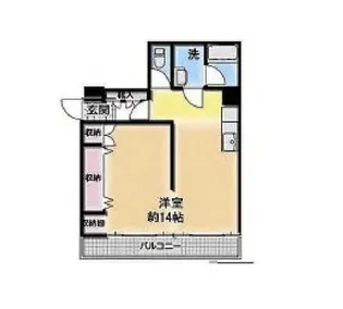 極光マンション【7階】の間取り