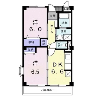 ポポラーレ【3階】の間取り
