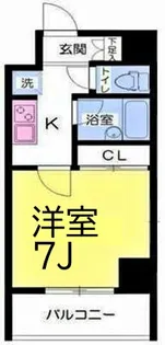 ラフィーヌ伊勢佐木町【5階】の間取り