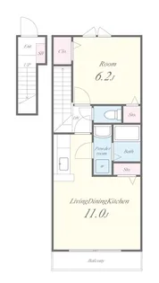 サライ【1階】の間取り