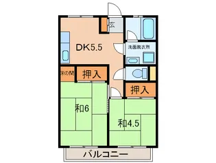 梅田マンション【2階】の間取り