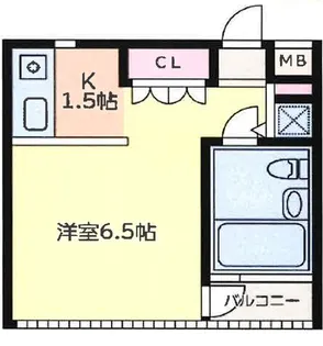 アッパルタメントプラート【1階】の間取り