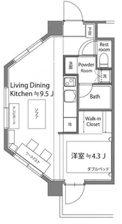 リブレ子安【5階】の間取り