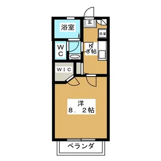 リビエールA【2階】の間取り
