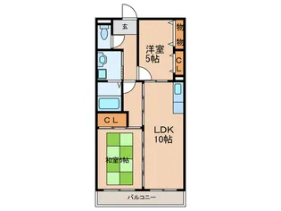 La Belle Glycin【2階】の間取り